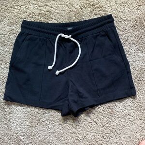 Loft Black drawstring shorts